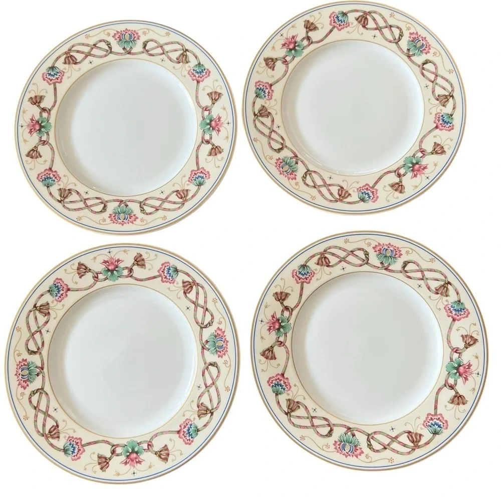 Villeroy Boch Heinrich Ars Vivendi Set Of 4 Dessert Salad Plates 8.5” Vintage